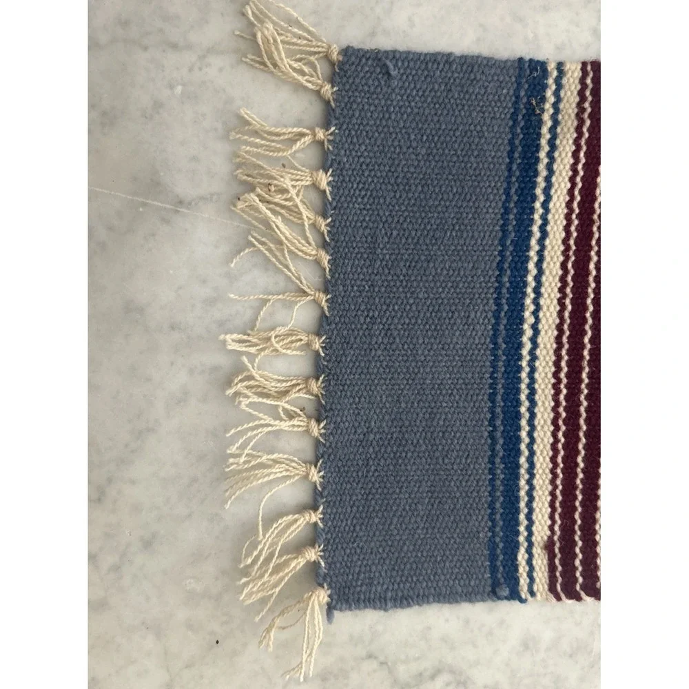VTG Ortegas Chimayo Table Runner: 100% Hand Woven Wool 21